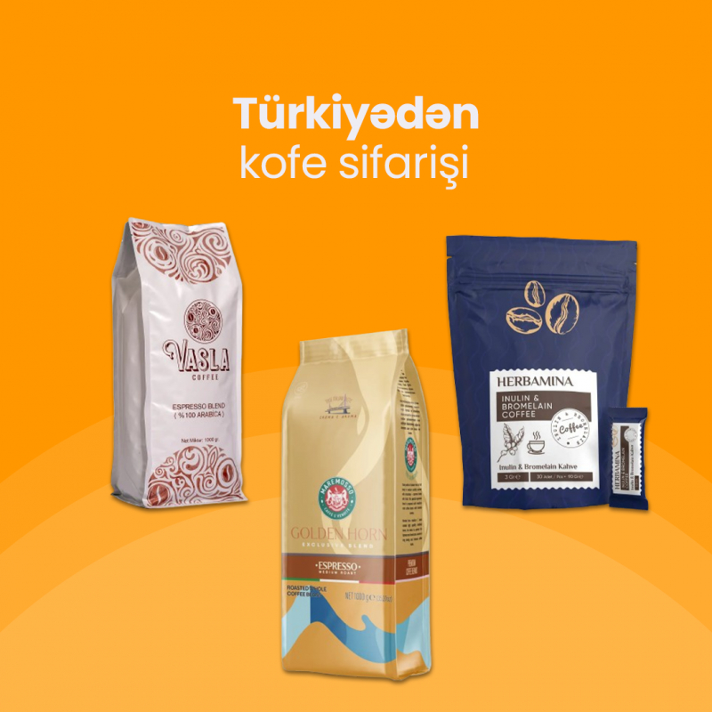 Türkiyədən Kofe Sifarişi