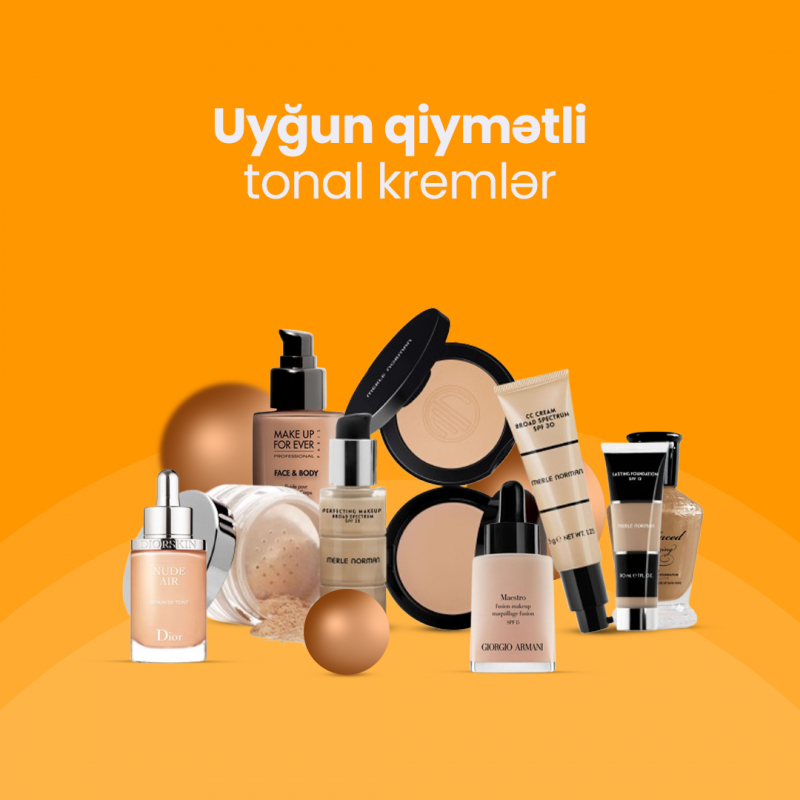 Uyğun qiymətli tonal kremlər