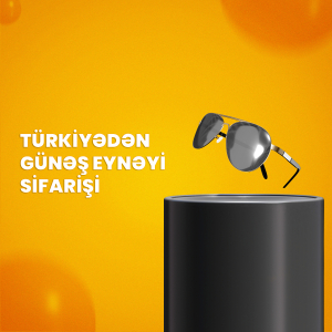 Türkiyədən günəş eynəyi sifarişi
