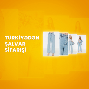 Türkiyədən şalvar sifarişi