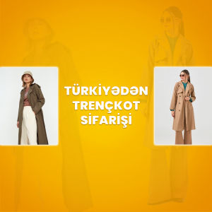 Türkiyədən trençkot sifarişi