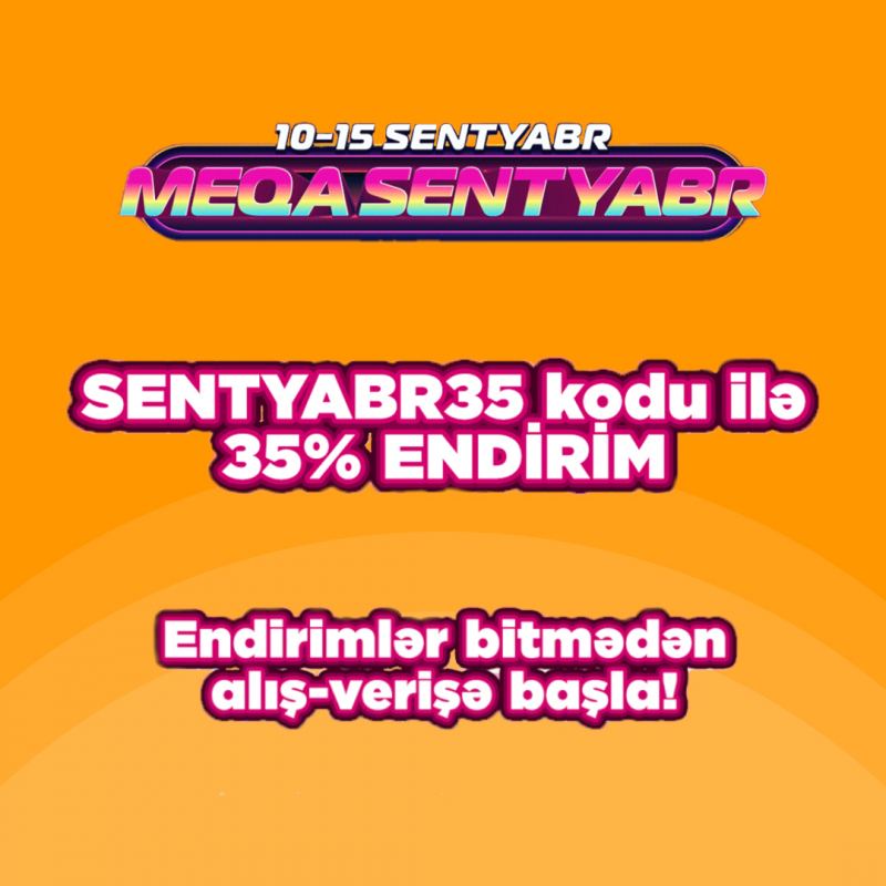 Trendyol-da Sentyabr üçün xüsusi promokod